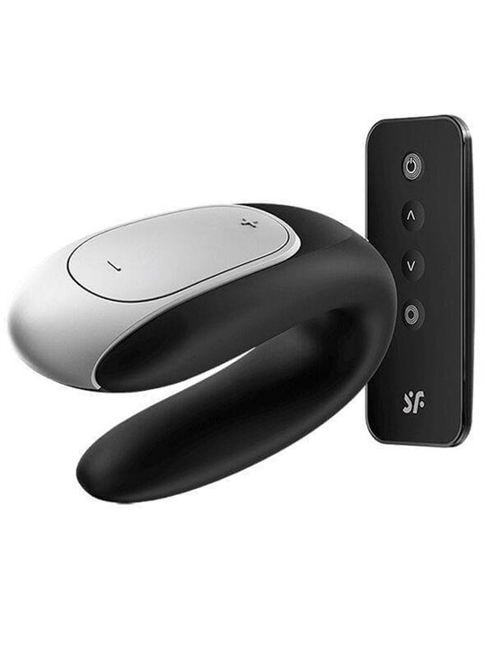 Satisfyer - Double Fun Partner Vibrator Black