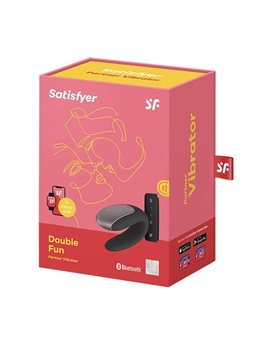 Satisfyer - Vibratore per Coppia Double Fun con App