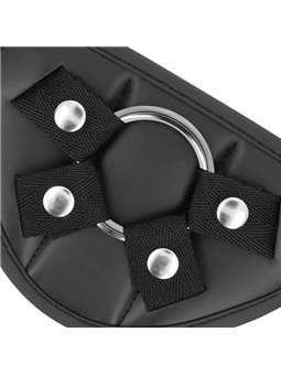 Fetish Submissive Cyber Strap - Harness With Dildo And Bullet Remote Control Watchme L Technology