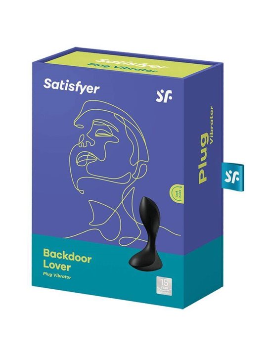 Satisfyer - Backdoor Lover Vibrating Plug Black