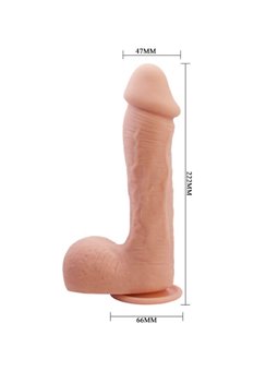 Baile Johnson - Pene Realistico con Ventosa e Testicoli 22 CM