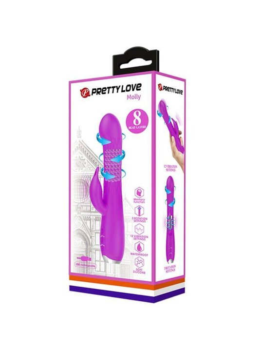 Pretty Love - Molly Vibrator with Rechargeable Rotation