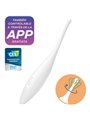 Satisfyer Twirling Joy Clit Tip Vibrator - White
