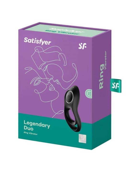 Satisfyer Legendary Duo Ring Vibrator - Black