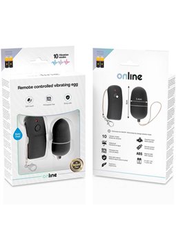 Online- Vibrating Egg With Black Remote Control