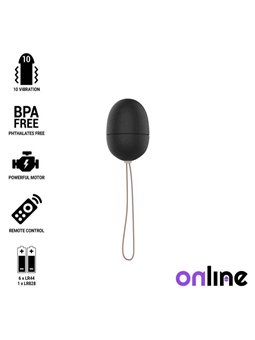 Online- Remote Control Vibrating Egg S Black