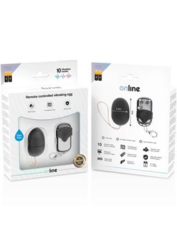 Online- Remote Control Vibrating Egg S Black