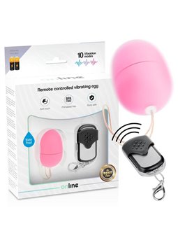 Online- Remote Control Vibrating Egg S Pink