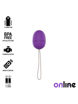 Online- Remote Control Vibrating Egg S Lilac