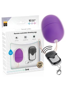 Online- Remote Control Vibrating Egg S Lilac