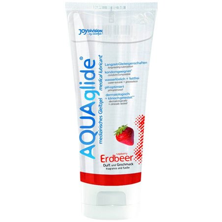 Joydivision Aquaglide - Strawberry Lubricant 100 ML