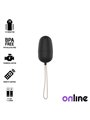 Online- Remote Control Vibrating Egg M Black