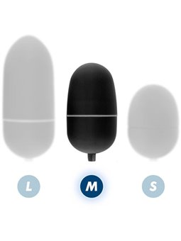 Online- Remote Control Vibrating Egg M Black