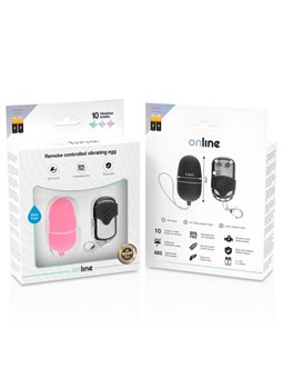 Online- Remote Control Vibrating Egg M Pink