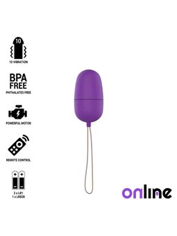Online- Remote Control Vibrating Egg M Lilac