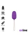 Online- Remote Control Vibrating Egg M Lilac