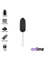 Online- Remote Control Vibrating Egg L Black