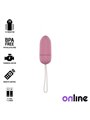 Online- Remote Control Vibrating Egg L Pink