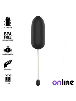 Online- Black Waterproof Vibrating Egg