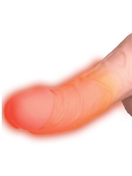 King Cock - Macchina del Sesso Realistico Riscaldante a Spinta Plus Triple Threat