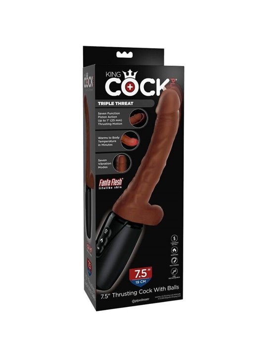 King Cock - Plus Triple Threat Brown Skin Tone