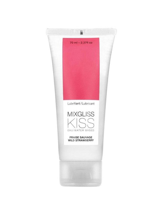 Mixgliss Kiss - Lubrificante a Base Acqua Gusto Fragola 70 ML