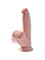 King Cock - Plus 3D Dildo Swinging Balls 15.2 CM Light Skin