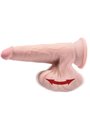 King Cock - Plus 3D Dildo Swinging Balls 15.2 CM Light Skin