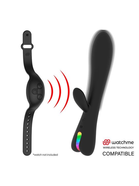 Brilly Glam Erik - Vibratore Rabbit in Silicone Compatibile Tecnologia Watchme