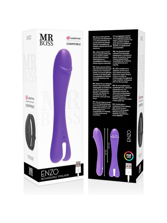 Mr Boss - Enzo Vibrator Watchme Wireless Techonology Compatible