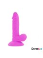 Diversia - Flexible Vibrating Dildo 17 CM - Purple