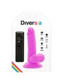Diversia - Dildo Vibrante Flessibile 17 CM - Viola