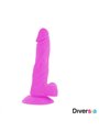 Diversia - Flexible Vibrating Dildo 18 CM - Purple