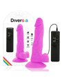 Diversia - Flexible Vibrating Dildo 18 CM - Purple