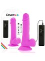 Diversia - Dildo Vibrante Flessibile 20,5 CM - Viola