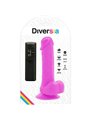 Diversia - Dildo Vibrante Flessibile 20,5 CM - Viola