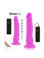 Diversia - Flexible Vibrating Dildo 21 CM - Purple