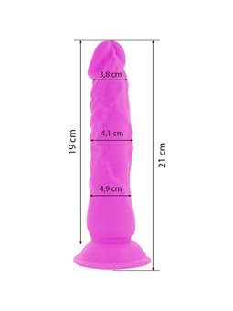 Diversia - Flexible Vibrating Dildo 21 CM - Purple