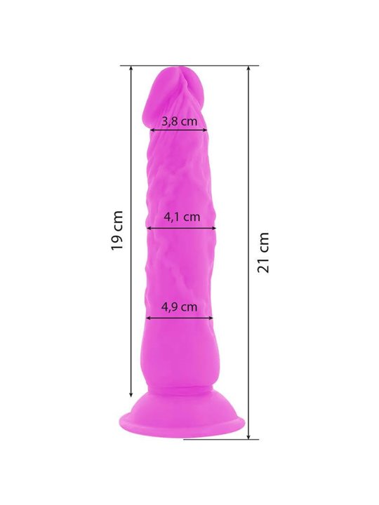 Diversia - Flexible Vibrating Dildo 21 CM - Purple