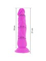 Diversia - Flexible Vibrating Dildo 21 CM - Purple