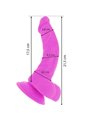 Diversia - Dildo Vibrante Flessibile 21,5 CM - Viola