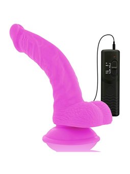 Diversia - Dildo Vibrante Flessibile 21,5 CM - Viola