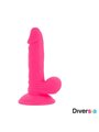 Diversia - Flexible Vibrating Dildo 17 CM - Pink