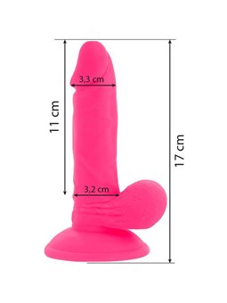 Diversia - Flexible Vibrating Dildo 17 CM - Pink