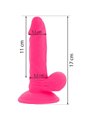 Diversia - Flexible Vibrating Dildo 17 CM - Pink