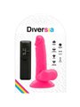 Diversia - Dildo Vibrante Flessibile 17 CM - Rosa