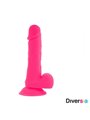 Diversia - Dildo Vibrante Flessibile 20,5 CM - Rosa