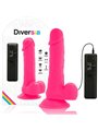 Diversia - Flexible Vibrating Dildo 20.5 CM - Pink