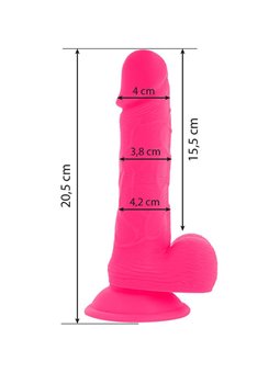 Diversia - Dildo Vibrante Flessibile 20,5 CM - Rosa