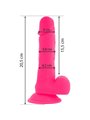 Diversia - Dildo Vibrante Flessibile 20,5 CM - Rosa